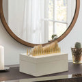 Camila Decorative Box - Elegant Storage and Stylish Display,12x8x9
