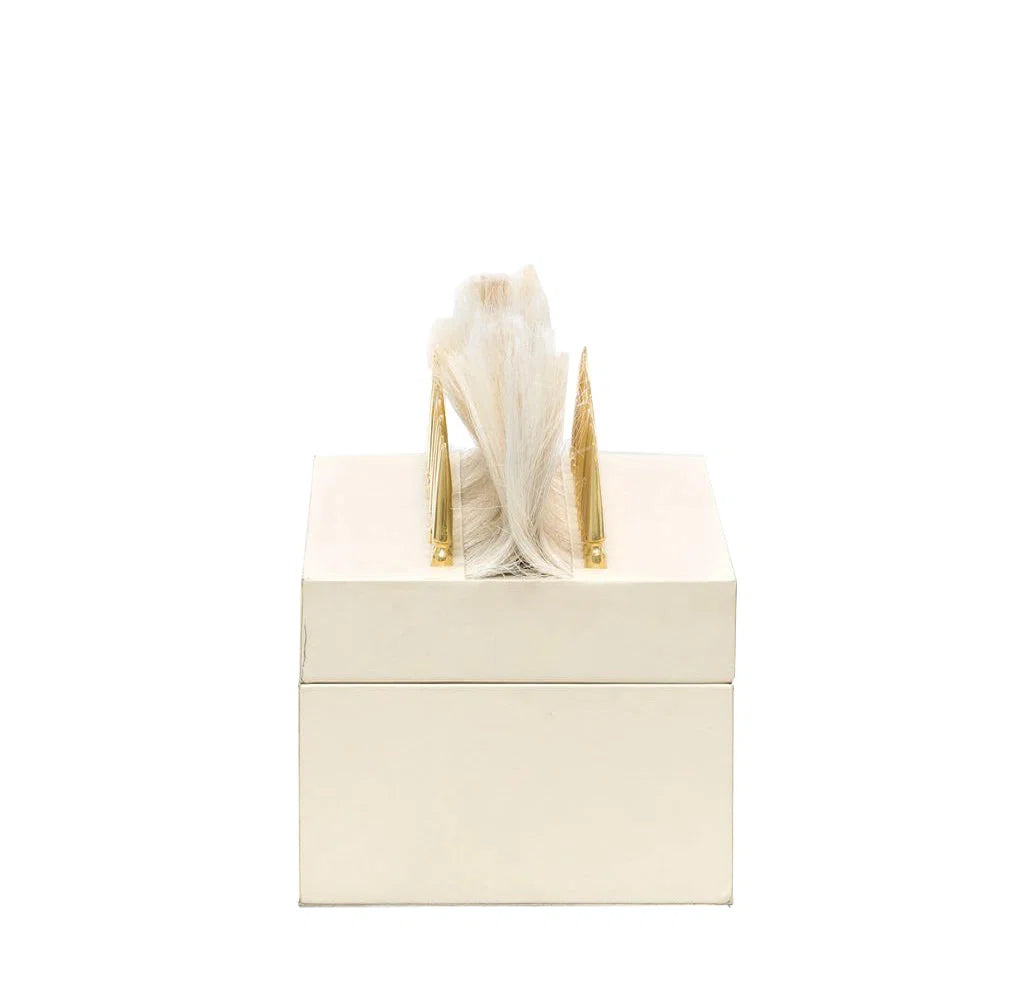 Camila Decorative Box - Elegant Storage and Stylish Display,12x8x9